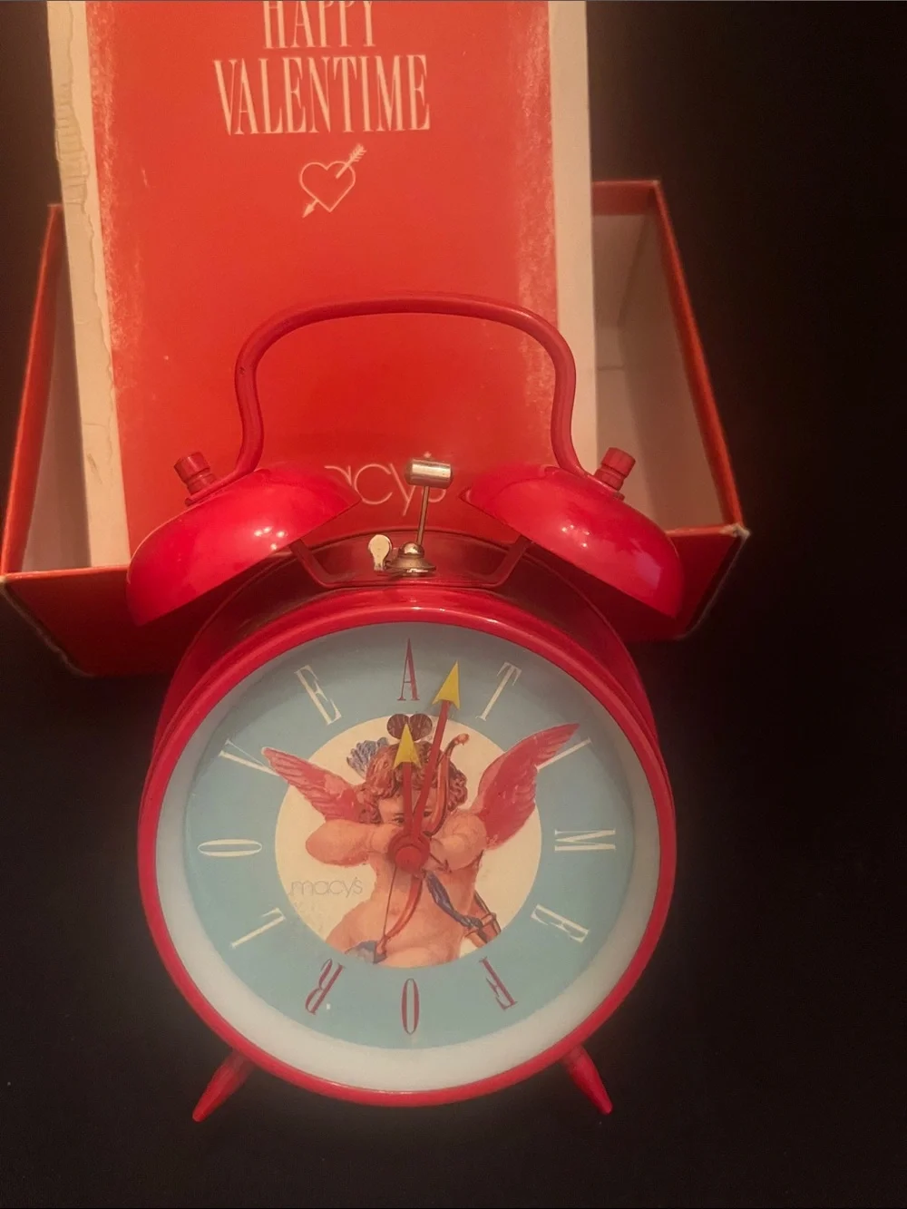 Red Cherub Clock Macy’s